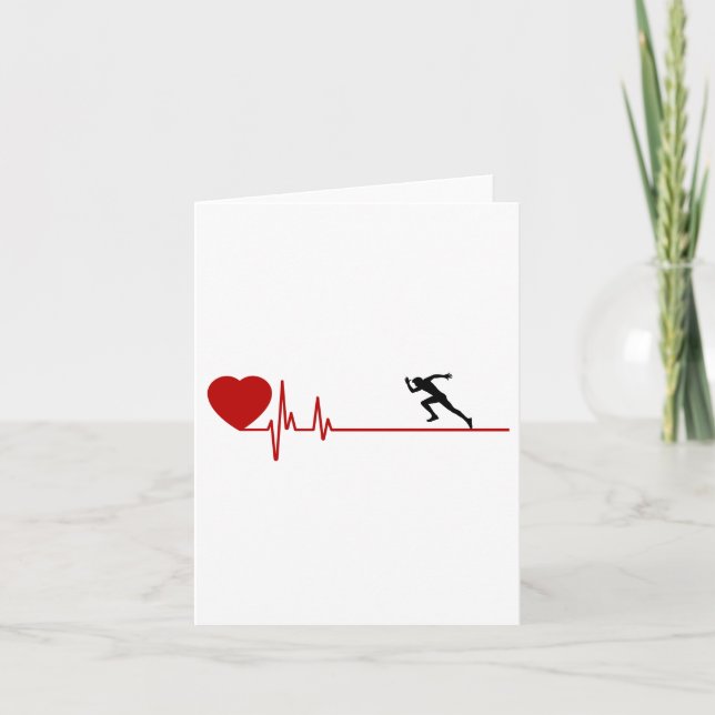 Kort för hög pulshastighet för människa för Spring (Framsida)
