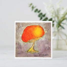 Kort för högdagerfärgning av vattenfärg i orange