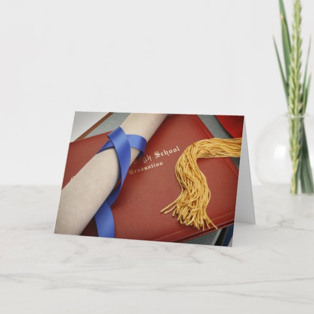 Kort för högstadiumstudentenhälsning (Framsida)