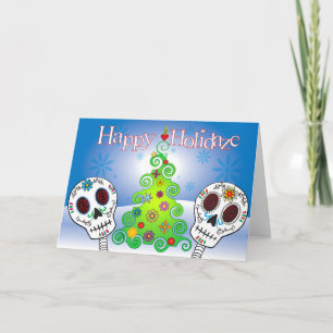 Kort för Holidaze sockerdöskallar