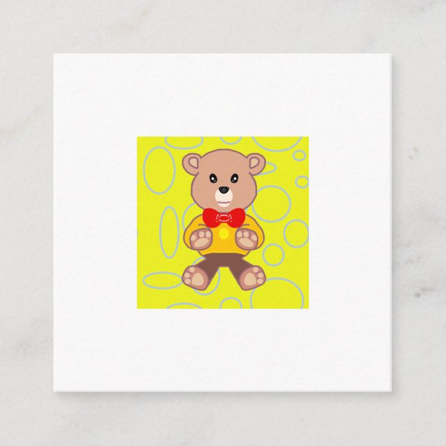 Kort för hölje i Grattis på födelsedagen Nalle (Framsida)