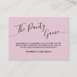 Kort för hölje i möhippa i modern utformning.