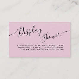 Kort för hölje i möhippa i modern utformning.