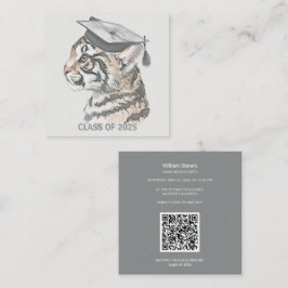 Kort för hölje i studenten med QR-kod