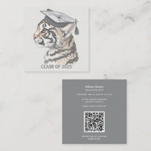 Kort för hölje i studenten med QR-kod