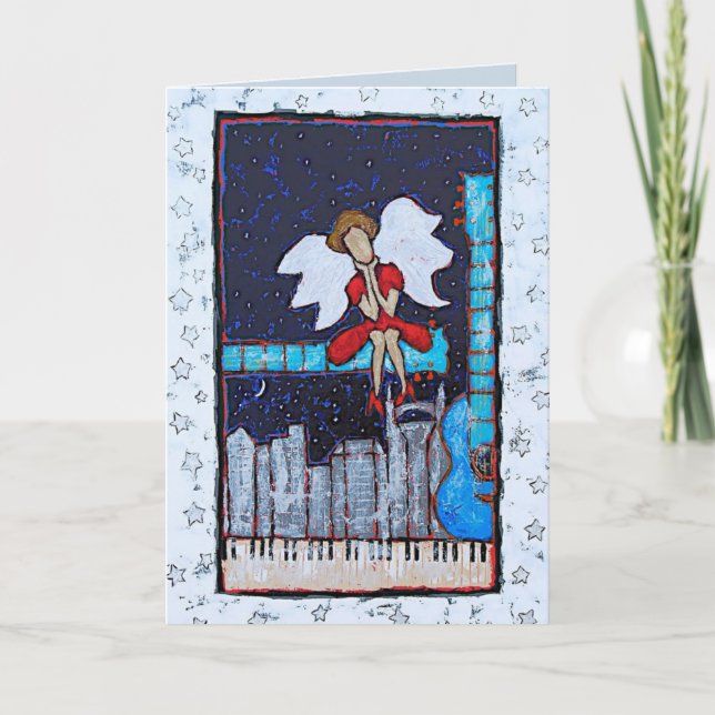 kort för honkytonkhelgdag (Framsida)