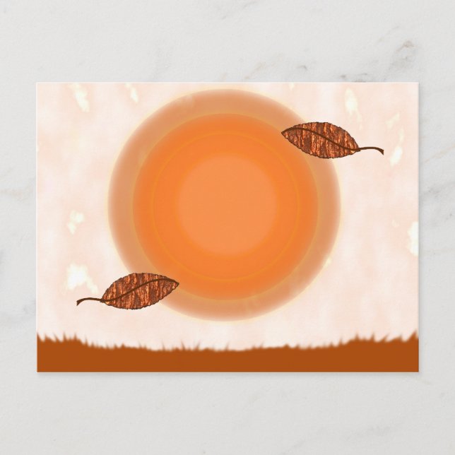 Kort för höstdagjämninghälsning (Framsida)