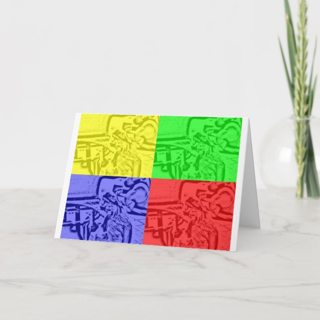 kort för ian apafödelsedag (Framsida)