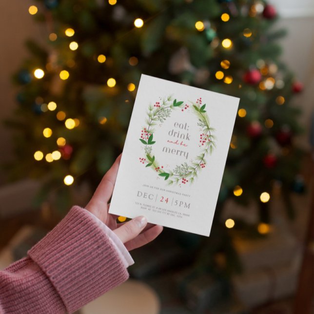 Kort för inbjudan att bjuda in grönt Blommigt till (Skapare uppladdad)