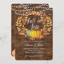 Kort för inbjudningar för pumpapardusch