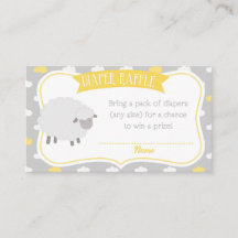 Kort för infogning av hölje för får och moln