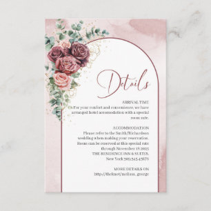 Kort för information om trendigets fack och blomm