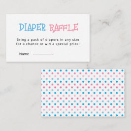 Kort för inneslutning av lotter till blöjlotteri f