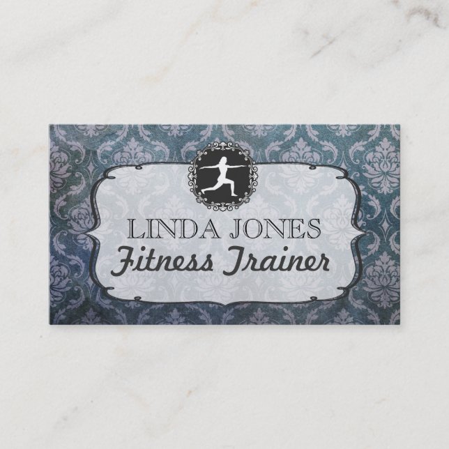 Kort för instruktör för kondition för idrottshall (Framsida)