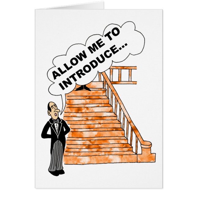 Kort för introduktion av säljare (Framsidan)