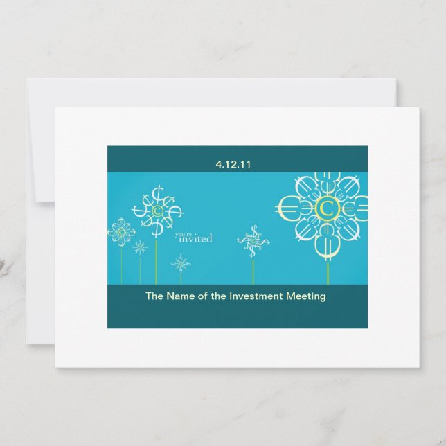 Kort för investeringmöteinbjudan (Framsida)