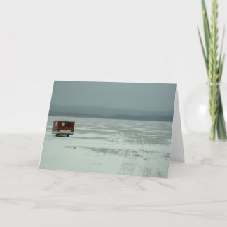 Kort för isfiskesläp