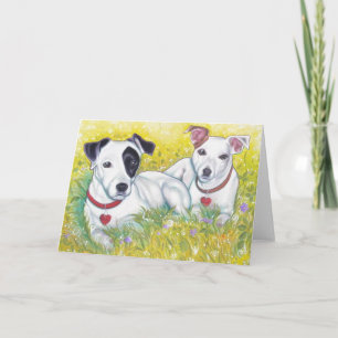 Kort för jackRussell hälsning