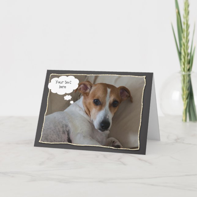 Kort för jackRussell hälsning (Framsida)
