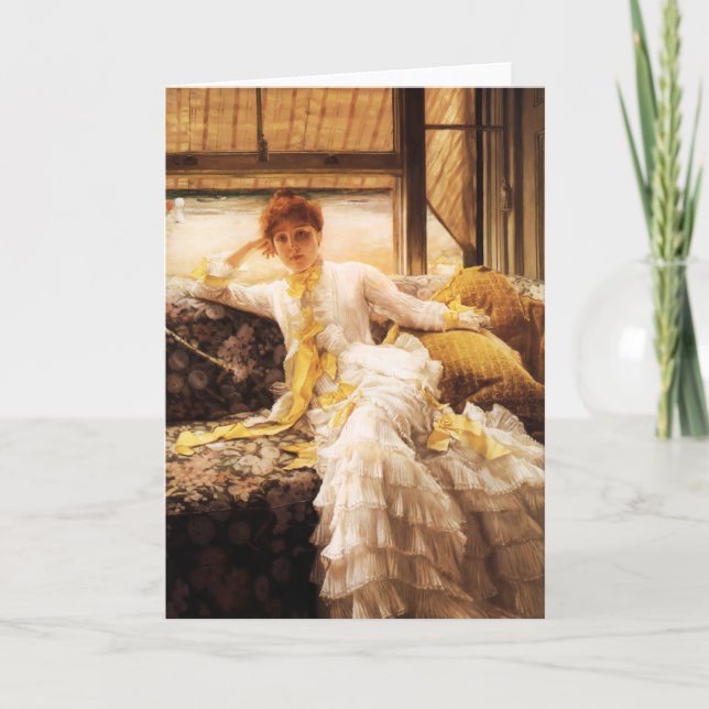 Kort för James Tissot sjösidahälsning (Framsida)