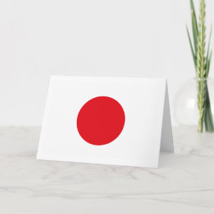 Kort för Japan flaggahälsning
