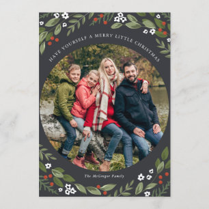 Kort för järnek- och bärjulfoto