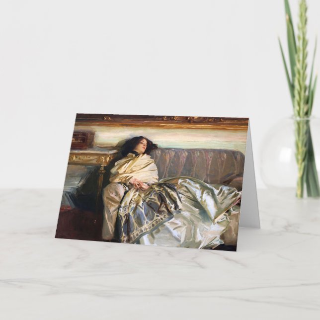 Kort för John sångareSargent Nonchaloir hälsning (Framsida)