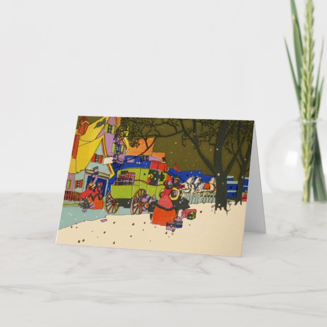 Kort för julart décohälsning (Framsida)