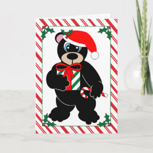 Kort för julbjörnhälsning