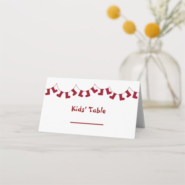 Kort för julgranar i Bord (Framsida)