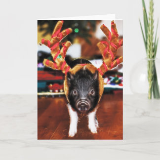 Kort för julgrishälsning