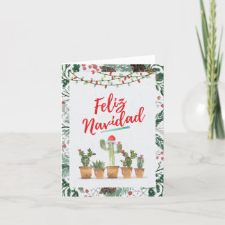 Kort för julhälsning - Feliz Navidad