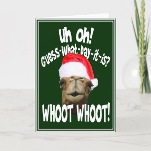 Kort för julhälsning på julafton