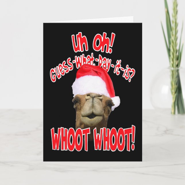 Kort för julhälsning på julafton (Framsida)