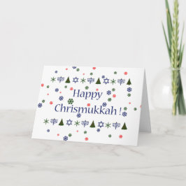 Kort för julHanukkah Combo hälsning