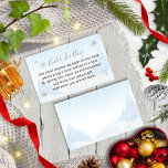 Kort för julklapp för babykläder i Santa Baby<br><div class="desc">Kort för julklapp för babykläder i Santa Baby</div>