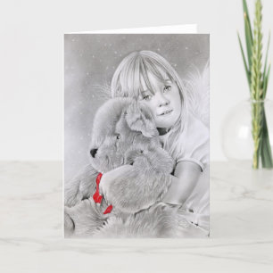 Kort för julklapp för Nalle