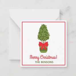 Kort för julklapp med gift-hölje