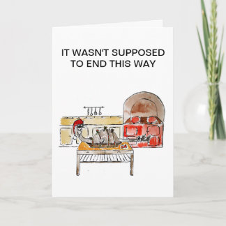 Kort för julmiddaghälsning