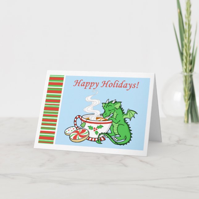 Kort för jultea Dragon (Framsida)