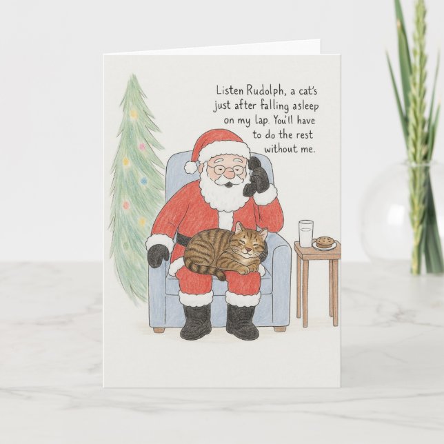 Kort för jultomte (Framsida)