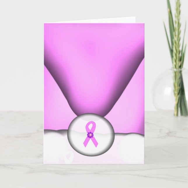 Kort för jultomtenservicebröstcancer (Framsida)