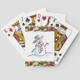 Kort för juluppspelning spel kort