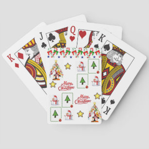 Kort för juluppspelning spel kort