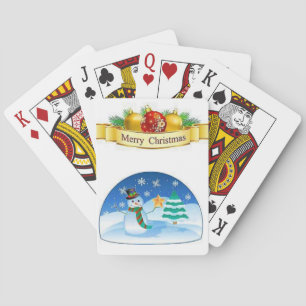 Kort för juluppspelning spel kort