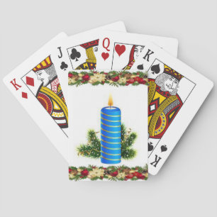 Kort för juluppspelning spel kort