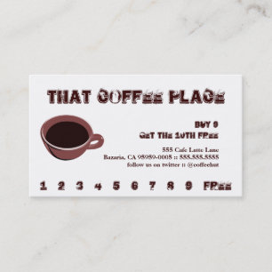 Kort för kaffedrinkstansmaskin