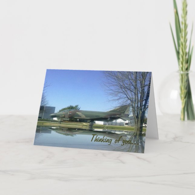 Kort för kämpeflygplan (F4-Phantom) (Framsida)