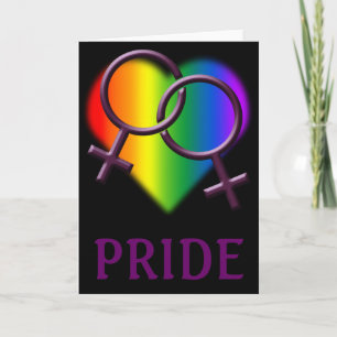Kort för kärlek för regnbåge för gay