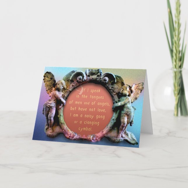 Kort för kärlekkapitelhälsning (Framsida)